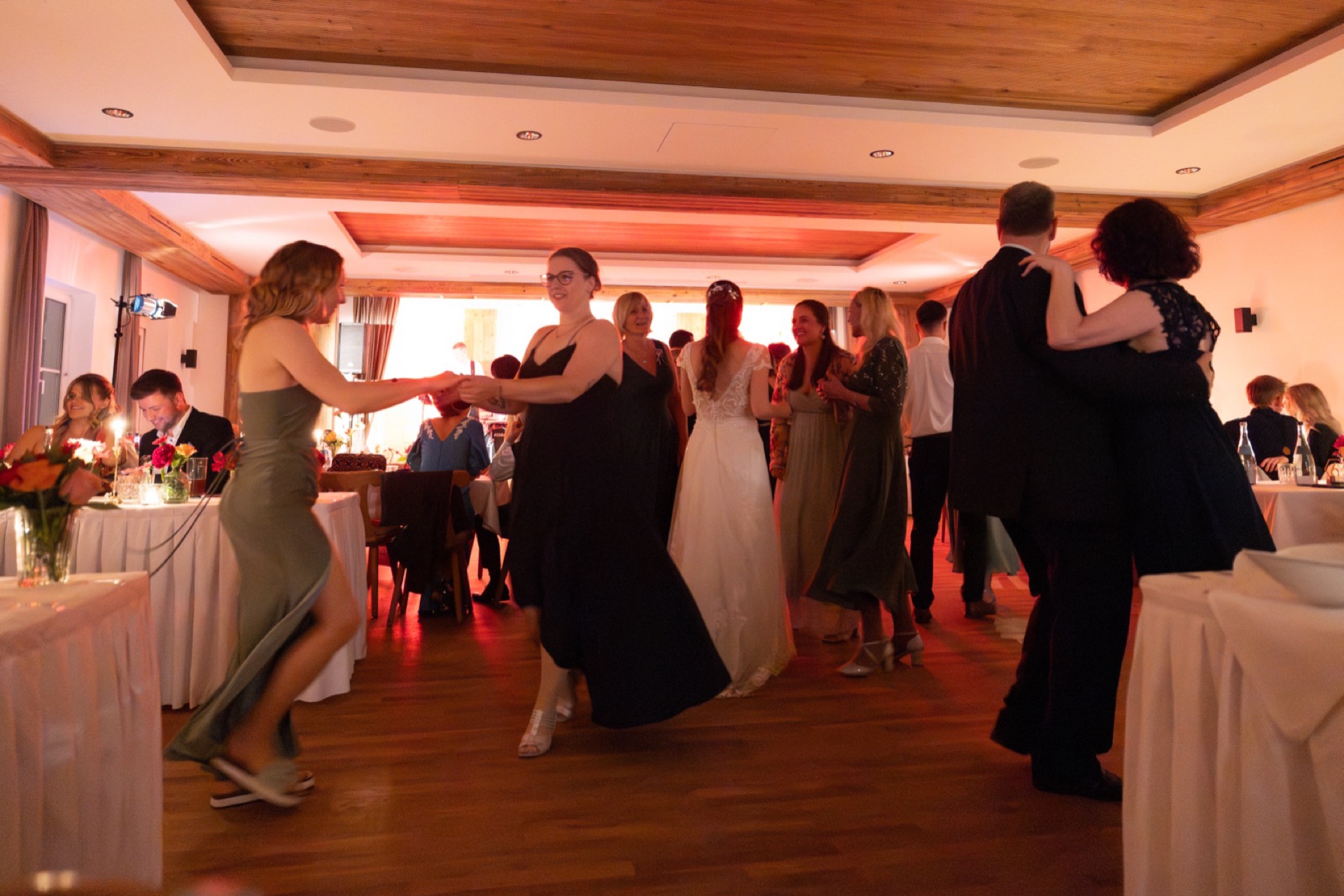Stimmungsaufnahme einer Hochzeit